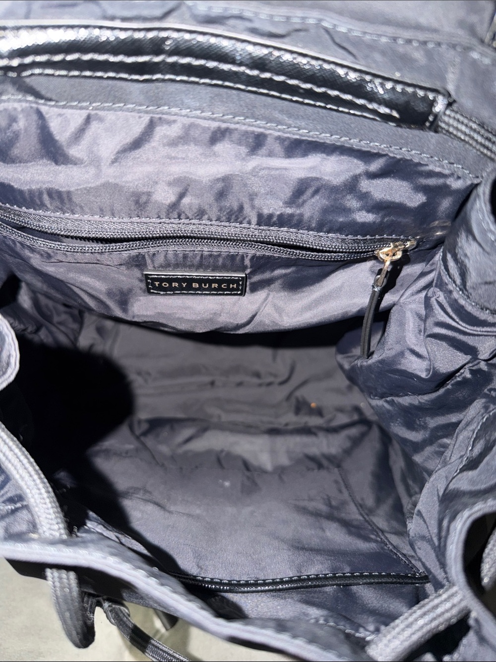 Tory Burch black Nylon Backpack - Picture 5 of 9